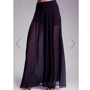 Wide leg Bebe pants. Flowy and sexy. Sleek look.